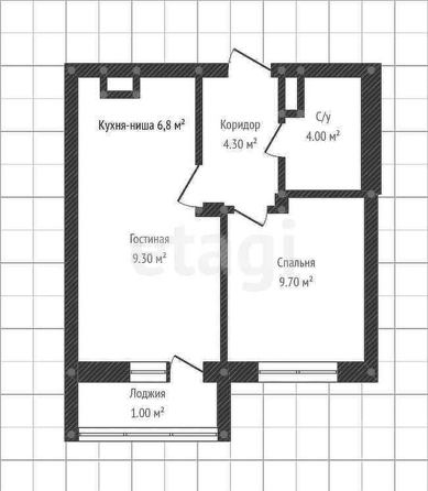 
   Продам 1-комнатную, 35.4 м², Героя Ростовского ул, 8 к5

. Фото 1.