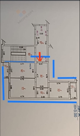 
   Продам 2-комнатную, 56.7 м², Ольденбуржская ул, 3

. Фото 17.