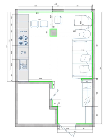 
   Продам 1-комнатную, 28 м², Загородная ул, 5/7

. Фото 9.