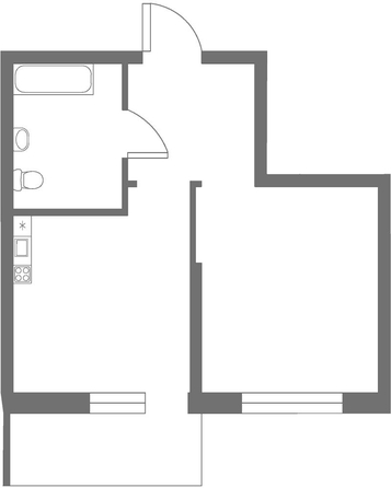 
   Продам 1-комнатную, 25.5 м², Искры ул, 66/10

. Фото 2.