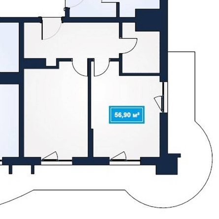 
   Продам 2-комнатную, 63.4 м², Володарского ул, 6

. Фото 9.