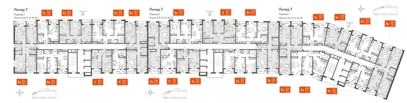 
  Продается 2-комн. квартира, 58.15 м², ЖК Все Свои VIP, литера 7
. Фото 1.
