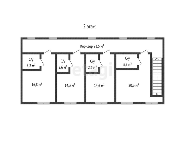 
   Продам помещение свободного назначения, 290.4 м², Ангарская ул, 29

. Фото 18.