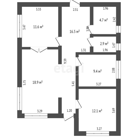 
   Продам дом, 117 м², Краснодар

. Фото 10.