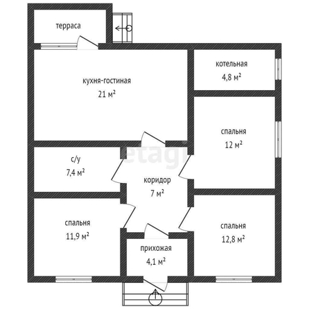 
   Продам дом, 86.2 м², Краснодар

. Фото 27.