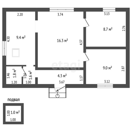 
   Продам дом, 52.1 м², Краснодар

. Фото 28.