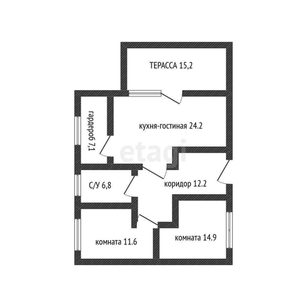 
   Продам дом, 99.9 м², Краснодар

. Фото 7.