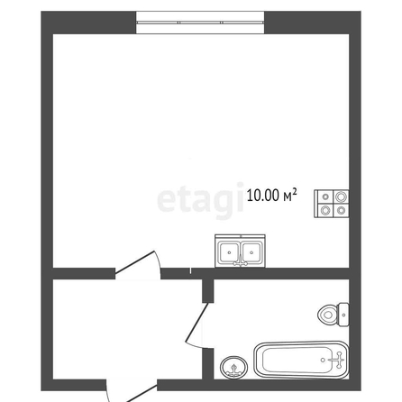 
   Продам студию, 23 м², Майкопская ул, 1/1

. Фото 13.