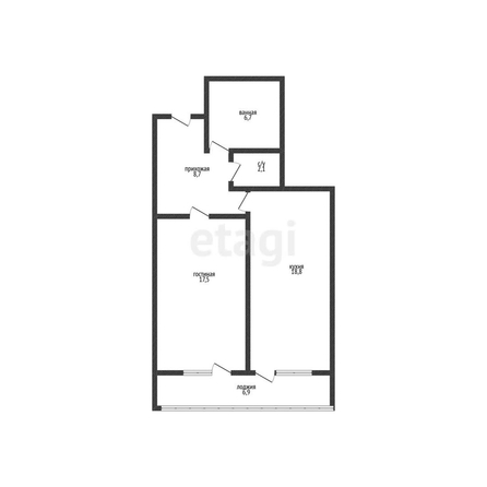 
   Продам 1-комнатную, 53.8 м², Зиповская ул, 4/3

. Фото 40.