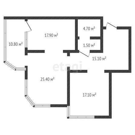 
   Продам 2-комнатную, 84.7 м², Кубанская Набережная ул, 37

. Фото 30.