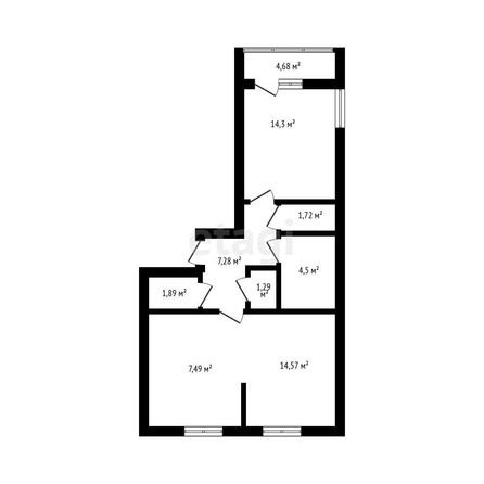 
   Продам 1-комнатную, 53.4 м², Конгрессная ул, 19/3

. Фото 10.