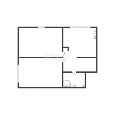 
   Продам 2-комнатную, 48.8 м², Таймырская ул, 29

. Фото 8.