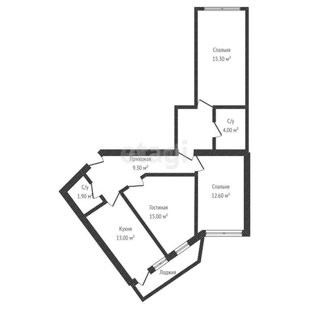 
   Продам 3-комнатную, 74.6 м², Домбайская ул, 55/2

. Фото 1.