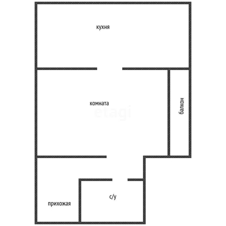 
   Продам 1-комнатную, 40.9 м², Агрономическая ул, 2/5  1

. Фото 1.