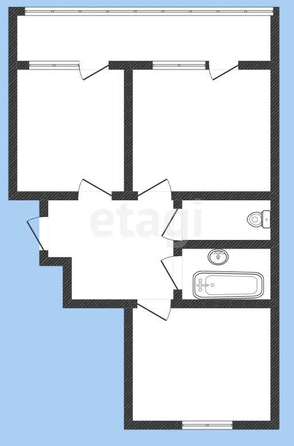 
   Продам 2-комнатную, 65.9 м², Стахановская ул, 1/5/5

. Фото 24.