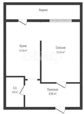 
   Продам 1-комнатную, 39.6 м², Домбайская ул, 10/2

. Фото 1.