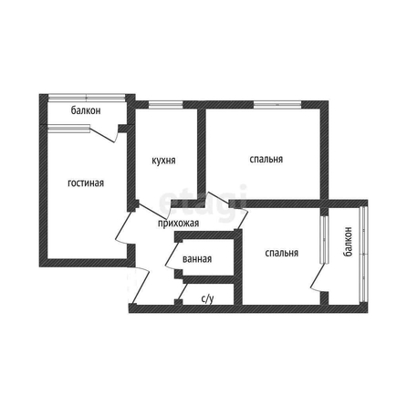 
   Продам 3-комнатную, 75.7 м², Стахановская ул, 1/5/3

. Фото 11.