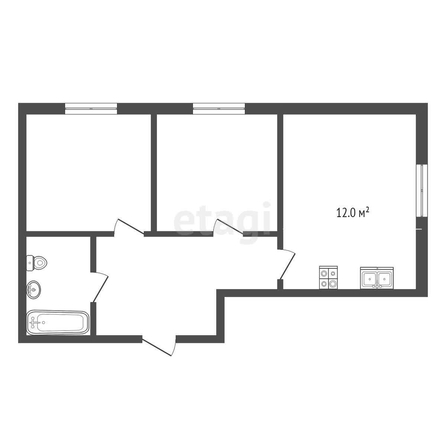 
   Продам 2-комнатную, 57.7 м², Волховская ул, 8

. Фото 6.