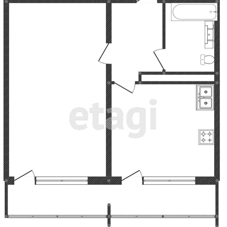 
   Продам 1-комнатную, 35.8 м², Заполярная ул, 39/6

. Фото 7.