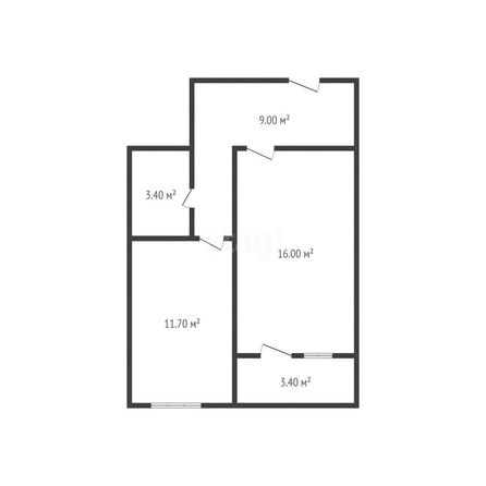 
   Продам 1-комнатную, 36.7 м², Круговая ул, 4в/2

. Фото 1.