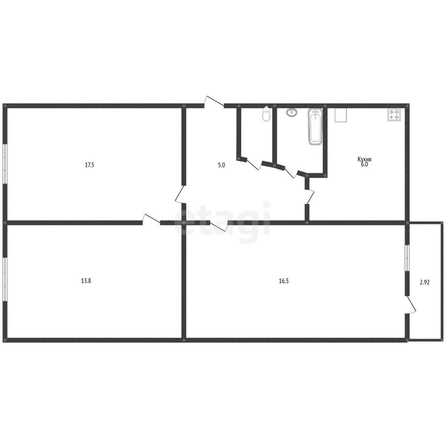 
   Продам 3-комнатную, 62.3 м², Старокубанская ул, 120

. Фото 17.