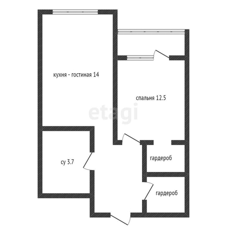 
   Продам 1-комнатную, 38.9 м², Питерская ул, 40/1

. Фото 11.