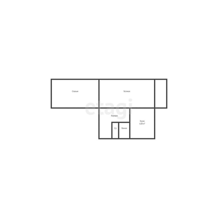 
   Продам 2-комнатную, 44.6 м², Бургасская ул, 23а

. Фото 11.