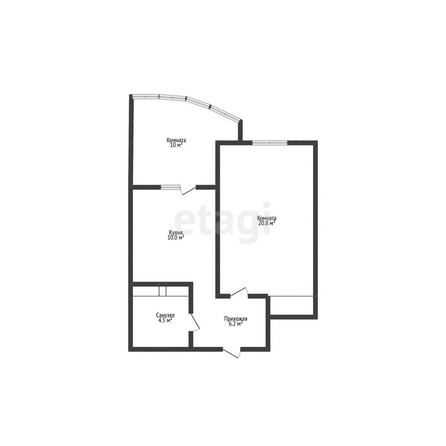 
   Продам 2-комнатную, 54 м², Минская ул, 118/2

. Фото 12.