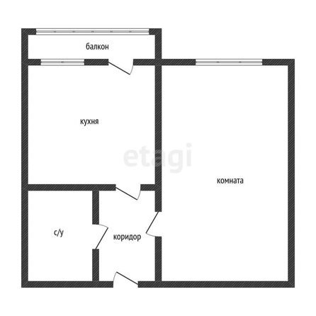 
   Продам 1-комнатную, 37.9 м², Зеленоградская ул, 38

. Фото 14.