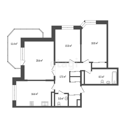 
   Продам 3-комнатную, 108.8 м², Березанская ул, 41

. Фото 48.