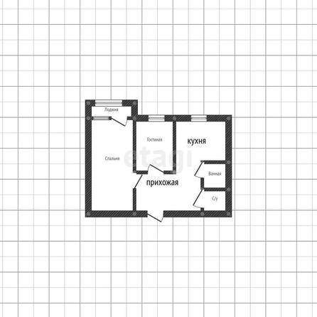 
   Продам 2-комнатную, 46.9 м², Приозерная ул, 13

. Фото 6.