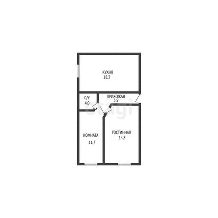 
   Продам 2-комнатную, 54.5 м², Митинская ул, 21

. Фото 12.