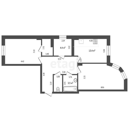 
   Продам 2-комнатную, 71 м², Артезианская ул, 20

. Фото 29.