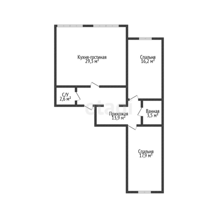 
   Продам 2-комнатную, 83.6 м², Конгрессная ул, 19/1  2

. Фото 10.