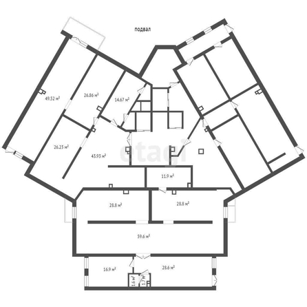 
   Сдам торговое помещение, 228 м², Кожевенная ул, 26  2

. Фото 12.