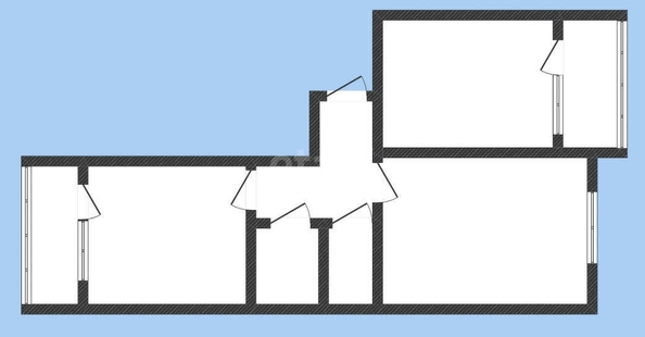 
   Продам 2-комнатную, 66.8 м², Дзержинского ул, 95

. Фото 1.