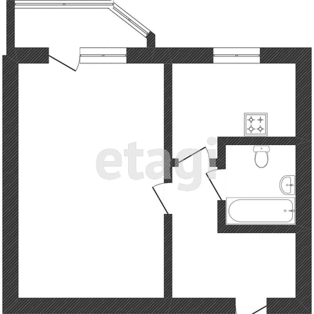 
   Продам 1-комнатную, 44.6 м², Лучший, литер 5

. Фото 16.