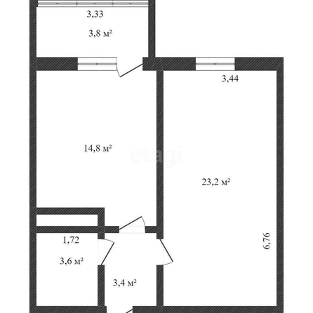 
   Продам 1-комнатную, 34.9 м², Заполярная ул, 39/5

. Фото 1.