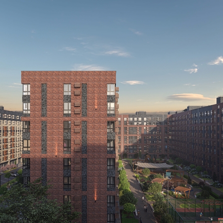 
  Продается 1-комн. квартира 37.65 м², в ЖК Зеленая территория, литера 1.3. Фото 24.