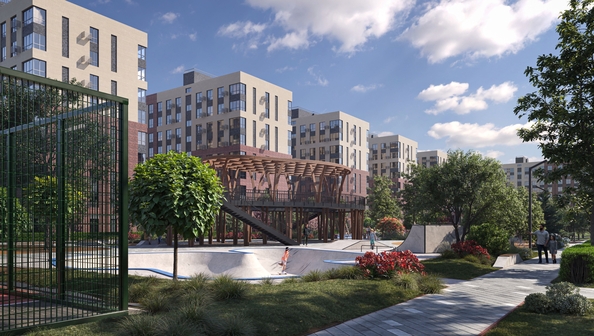 
  Продается 1-комн. квартира 37.65 м², в ЖК Зеленая территория, литера 1.3. Фото 31.