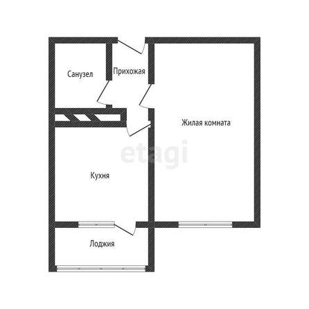 
   Продам 1-комнатную, 34.7 м², 3-я Целиноградская ул, 7

. Фото 6.