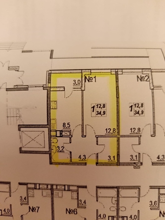 
   Продам 1-комнатную, 34 м², Ленина ул, 180Ак13

. Фото 11.