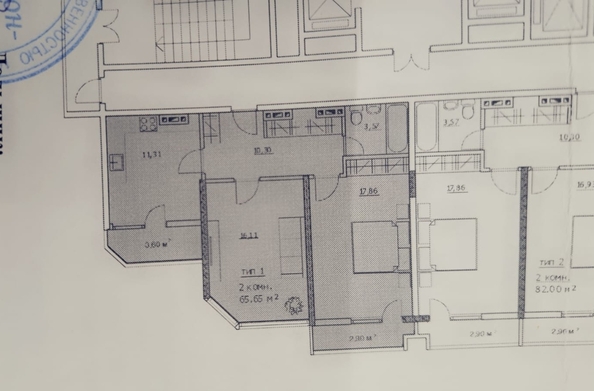 
   Продам 2-комнатную, 66 м², Владимирская ул, 154к1

. Фото 15.