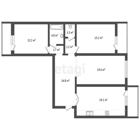 
   Продам 3-комнатную, 91 м², Восточно-Кругликовская ул, 69

. Фото 39.