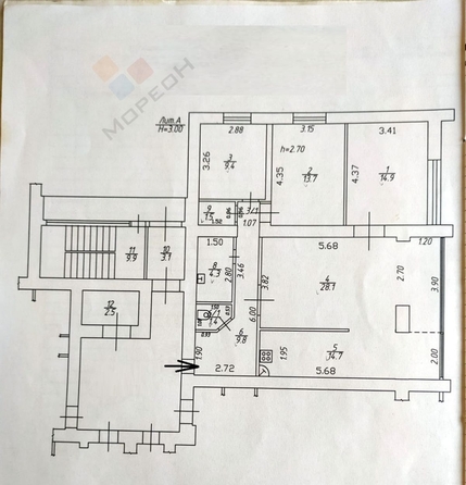 
  Продается  квартира, 88.1 м², Пушкина ул, д. 35
. Фото 11.