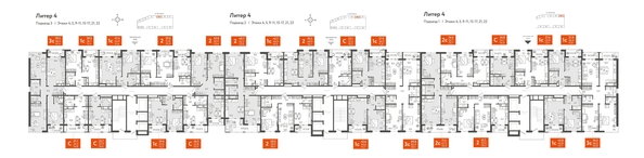 
  Продается студия, 26.3 м², ЖК Все Свои VIP, литера 4
. Фото 1.