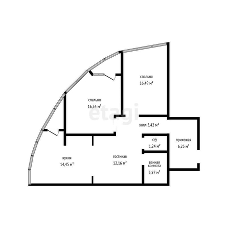 
   Продам 2-комнатную, 70.2 м², Кубанская Набережная ул, 39

. Фото 41.