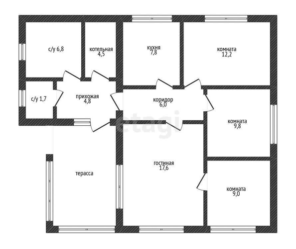 
   Продам дом, 80.2 м², Краснодар

. Фото 34.