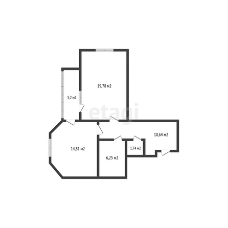 
   Продам 1-комнатную, 53.2 м², Черкасская ул, 61

. Фото 14.