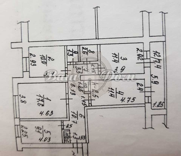 
   Продам 4-комнатную, 87 м², Леселидзе ул, 8

. Фото 17.